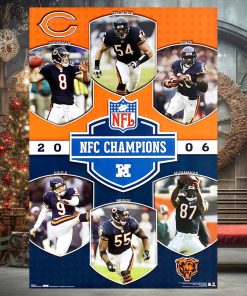 Chicago Bears Nfc Champions 2006 Commemorative Poster