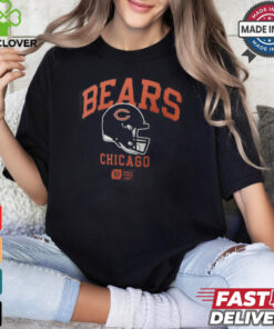 Chicago Bears Nike Anthracite Helmet Essential T Shirt