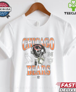 Chicago Bears OVO Heather Gray Graphic T Shirt