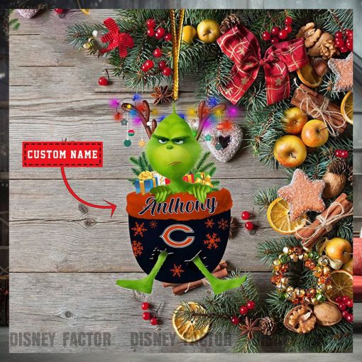 Chicago Bears Ornaments, Grinch Christmas Ornament, Nfl Football Christmas