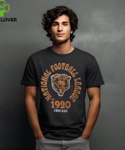 Chicago Bears Rewind Tri Blend Navy Heather T Shirt