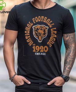 Chicago Bears Rewind Tri Blend Navy Heather T Shirt