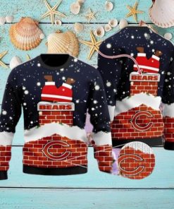 Chicago Bears Santa Claus Personalized Ugly Christmas Sweater Nice Gift For Everyone