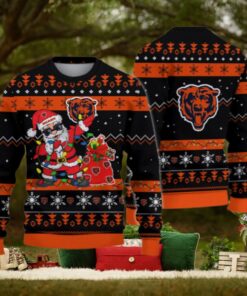Chicago Bears Santa Claus Ugly Christmas Sweater