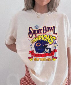 Chicago Bears Super Bowl Champions New Orleans 1986 Shirt