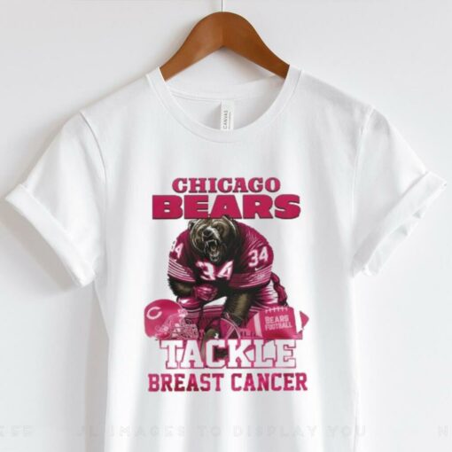 Chicago Bears Tackle Breast Cancer 2024 T hoodie, sweater, longsleeve, shirt v-neck, t-shirt