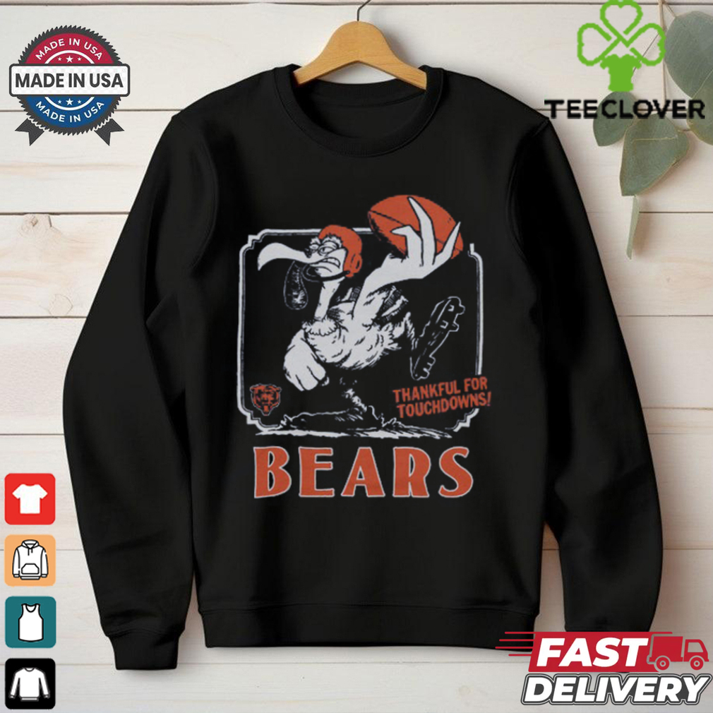 Chicago Bears Thankful For Touchdowns Shirt Chicago Bears Thankful For Touchdowns Shirt