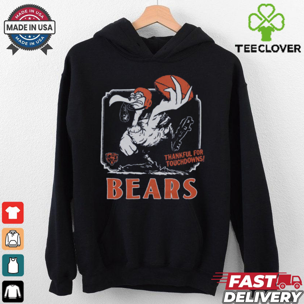 Chicago Bears Thankful For Touchdowns Shirt Chicago Bears Thankful For Touchdowns Shirt