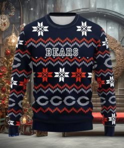 Chicago Bears Ugly Christmas Sweater 3D Gift For Fans - Teeclover