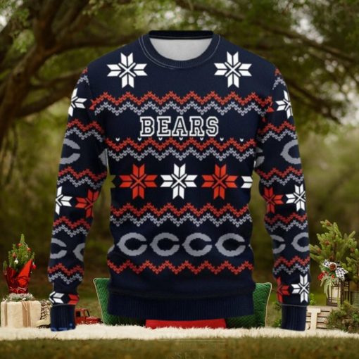 Chicago Bears Ugly Christmas Sweater 3D Gift For Fans
