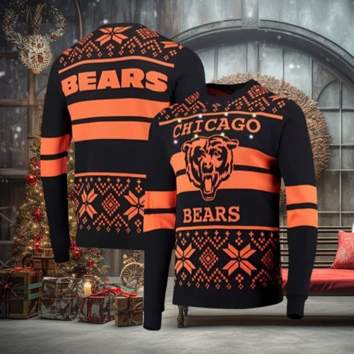 Chicago Bears Ugly Christmas Sweater Full Print For Chicago Bears Fans Christmas