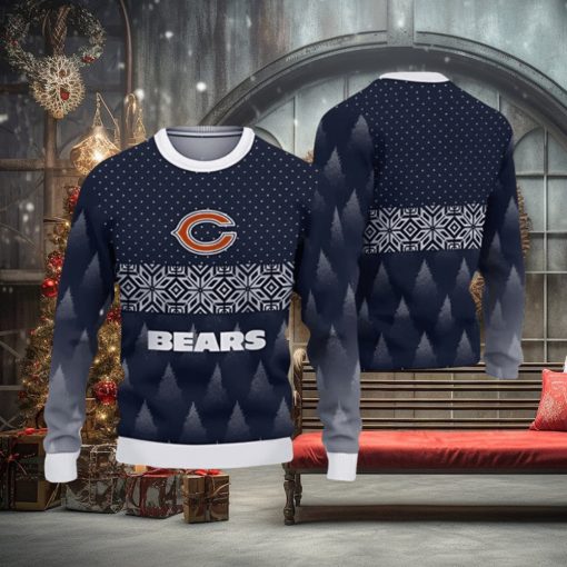 Chicago Bears Ugly Christmas Xmas Sweater Decorate Gift Mens Women