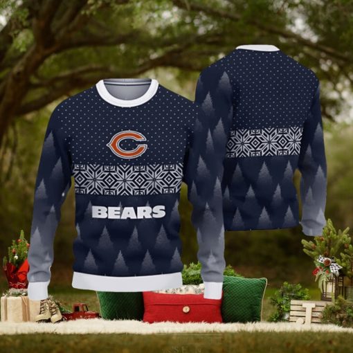 Chicago Bears Ugly Christmas Xmas Sweater Decorate Gift Mens Women