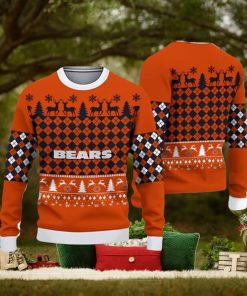 Chicago Bears Ugly Christmas Xmas Sweater Gather Gift Mens Women