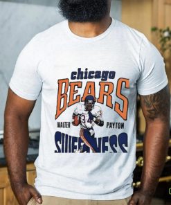 Chicago Bears Walter Payton Homage Ash Retired Player Caricature Tri Blend T  Shirt - Limotees