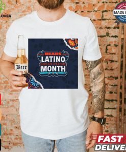Chicago Bears celebrate Latino Heritage Month NFL Poster t shirt 1 Chicago Bears celebrate Latino Heritage Month NFL Poster t shirt