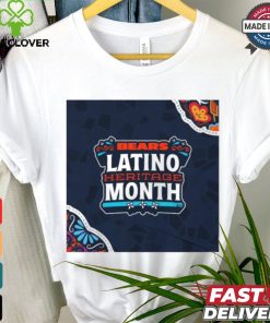 Chicago Bears celebrate Latino Heritage Month NFL Poster t shirt 2 Chicago Bears celebrate Latino Heritage Month NFL Poster t shirt