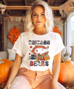 Chicago Bears fall helmet pumpkin shirt