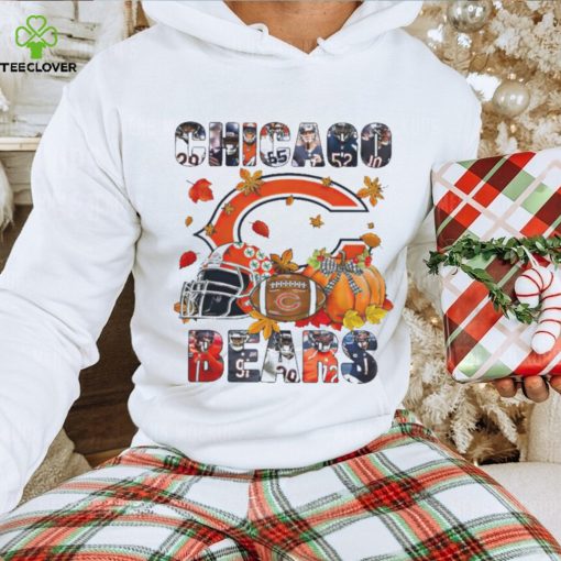 Chicago Bears fall helmet pumpkin hoodie, sweater, longsleeve, shirt v-neck, t-shirt