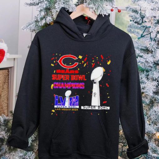 Chicago Bears football Super Bowl Champions Las Vegas 2024 logo hoodie, sweater, longsleeve, shirt v-neck, t-shirt