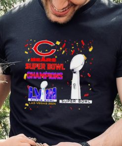 Chicago Bears football Super Bowl Champions Las Vegas 2024 logo hoodie, sweater, longsleeve, shirt v-neck, t-shirt