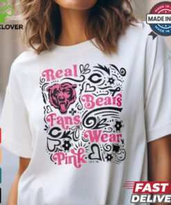 Chicago Bears real Bears fans wear pink shirt