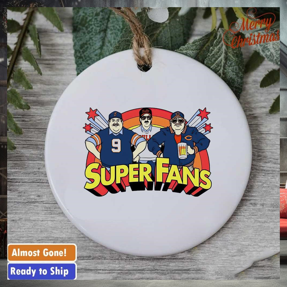 Chicago Bears super fans ornament Chicago Bears super fans ornament