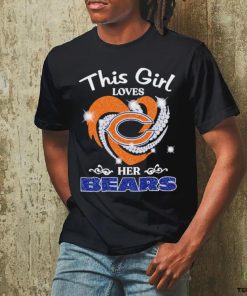 Chicago Bears this girl loves football hoodie, sweater, longsleeve, shirt v-neck, t-shirt