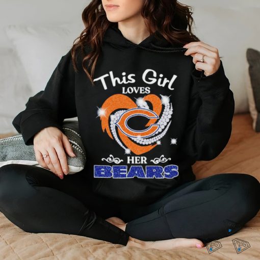 Chicago Bears this girl loves football hoodie, sweater, longsleeve, shirt v-neck, t-shirt