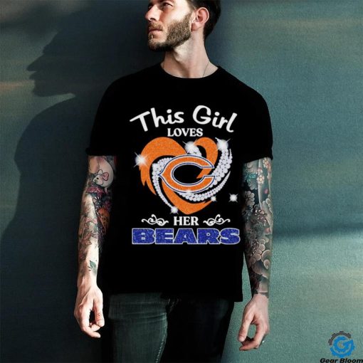 Chicago Bears this girl loves football hoodie, sweater, longsleeve, shirt v-neck, t-shirt