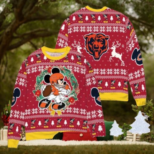 Chicago Bears x Mickey Mouse Ugly Christmas Sweater