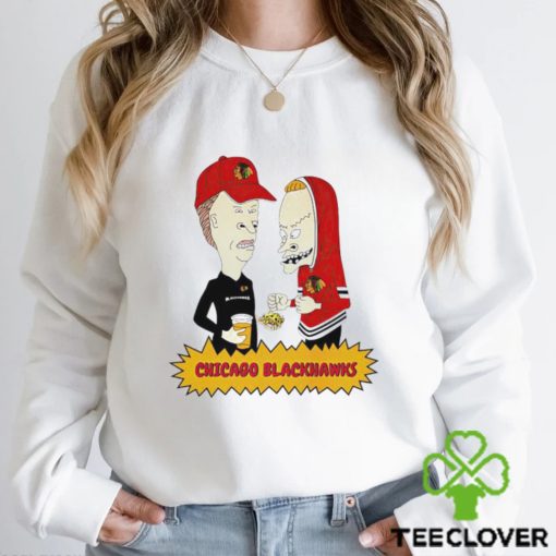 Chicago Blackhawks Beavis And Butt head shirt