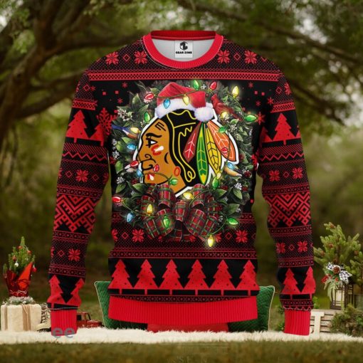 Chicago Blackhawks Christmas Ugly Sweater