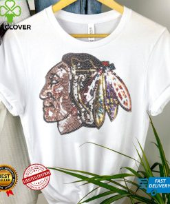 Chicago Blackhawks Cuce Heather Sequin Pullover Shirt