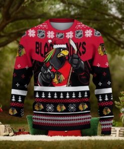 Chicago Blackhawks Custom Name 3D Sweater Funny Gift For Men And Women Fans Christmas