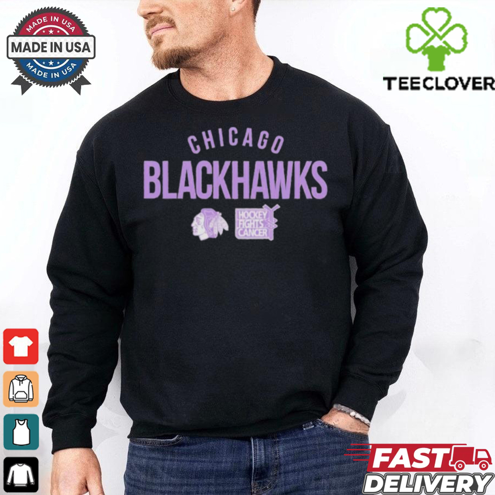 Chicago Blackhawks Hockey Fights Cancer 2024 Shirt Chicago Blackhawks Hockey Fights Cancer 2024 Shirt