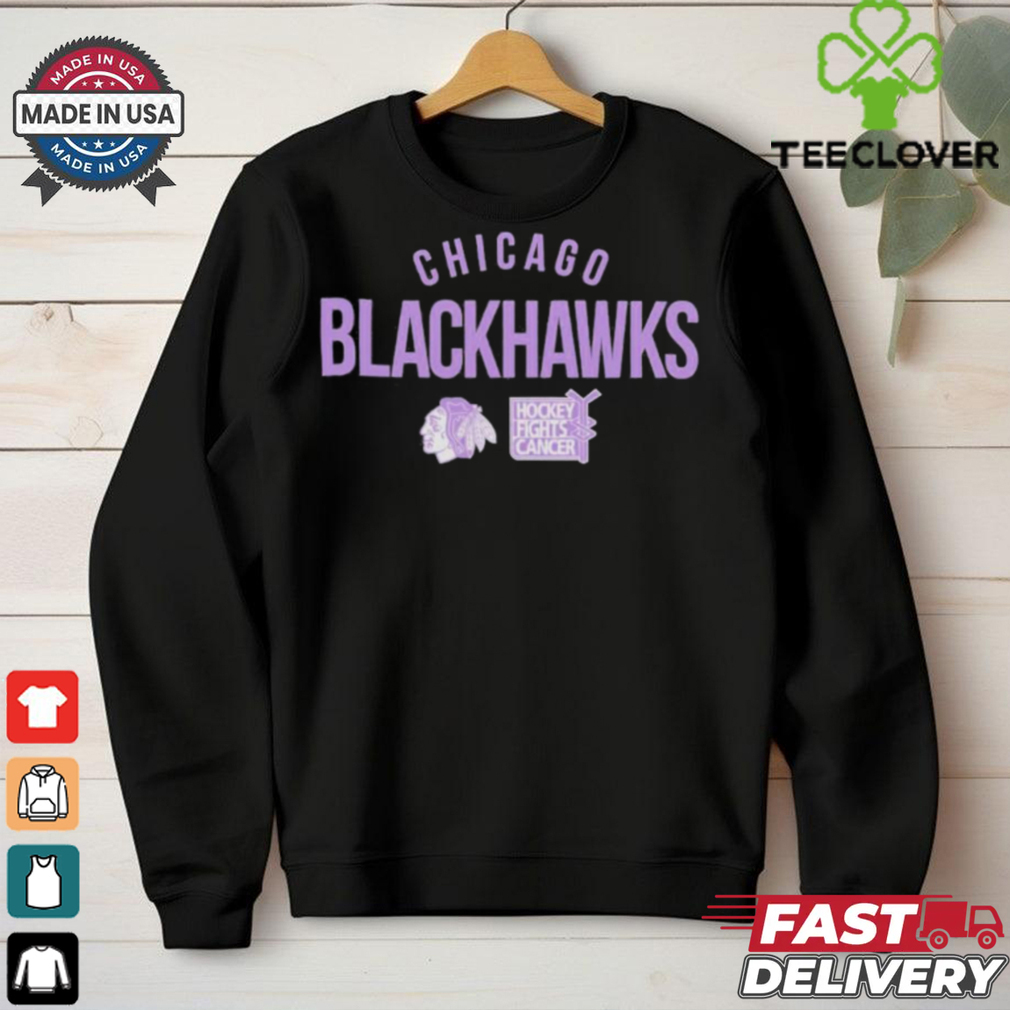 Chicago Blackhawks Hockey Fights Cancer 2024 Shirt Chicago Blackhawks Hockey Fights Cancer 2024 Shirt