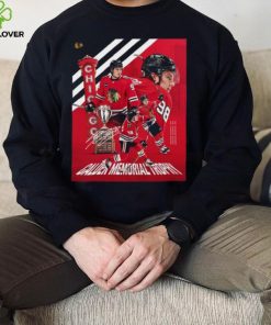 Chicago Blackhawks NHL Connor Bedard MVP Calder Memorial Trophy signature shirt