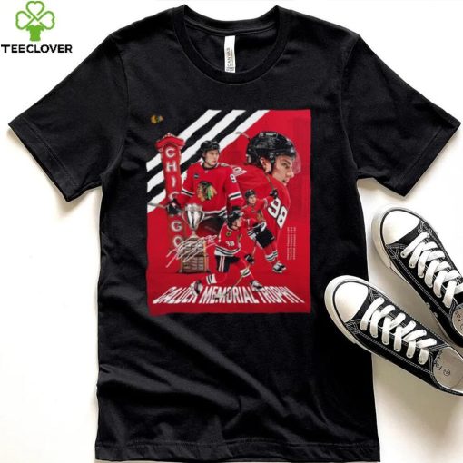 Chicago Blackhawks NHL Connor Bedard MVP Calder Memorial Trophy signature shirt