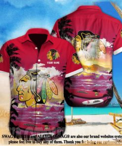 Chicago Blackhawks NHL Custom Full Printing Unisex Hawaiian Shirt