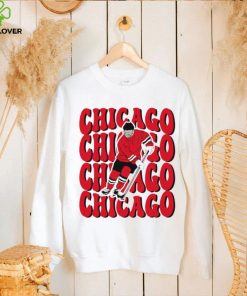 Chicago Blackhawks NHL ice hockey player cartoon shirt 1 Chicago Blackhawks NHL ice hockey player cartoon shirt