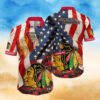 Chicago Blackhawks Rugged Split Hawaiian Shirt