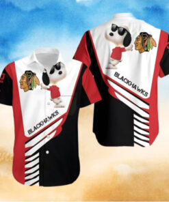 Chicago Blackhawks Snoopy Vibes Hawaiian Shirt