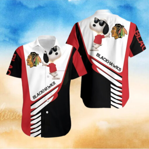 Chicago Blackhawks Snoopy Vibes Hawaiian Shirt