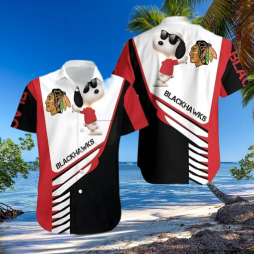 Chicago Blackhawks Snoopy Vibes Hawaiian Shirt