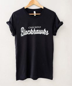 Chicago Blackhawks Starter x NHL Black Ice Black Cross Check Shirt