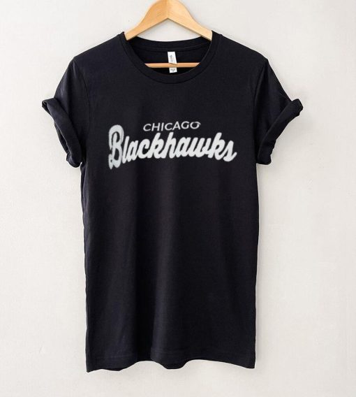 Chicago Blackhawks Starter x NHL Black Ice Black Cross Check Shirt