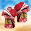 Chicago Blackhawks Tropical Elegance Hawaiian Shirt