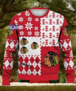 Chicago Blackhawks Ugly Sweater Christmas
