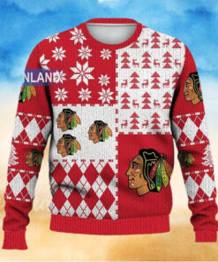 Chicago Blackhawks Ugly Sweater Christmas